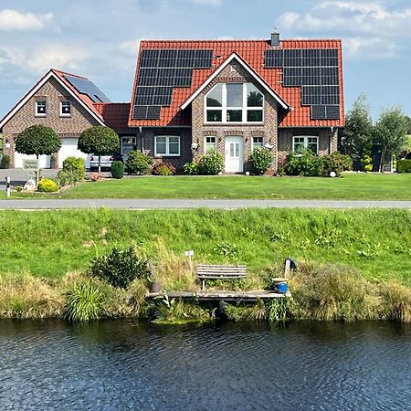Ferienwohnung Haus Moorblick Mit Garten In Kanallage Wiesmoor Ngoại thất bức ảnh